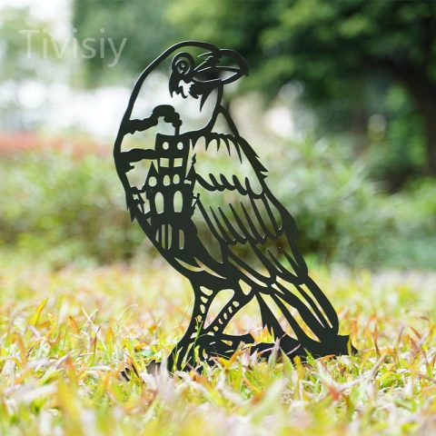 Metal Raven - Garden Decor Art